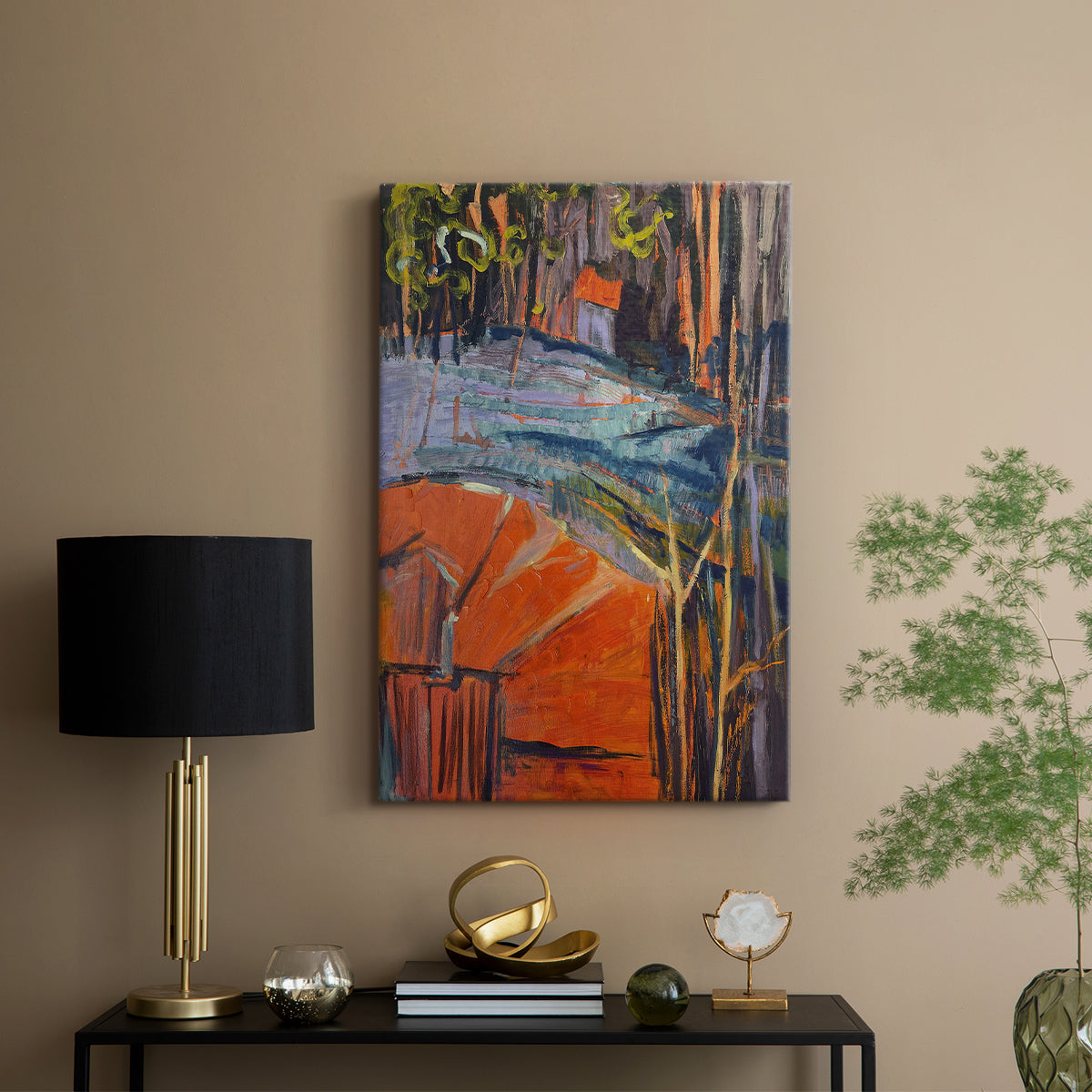 Cadmium Winter Solstice IV - Canvas Art Print