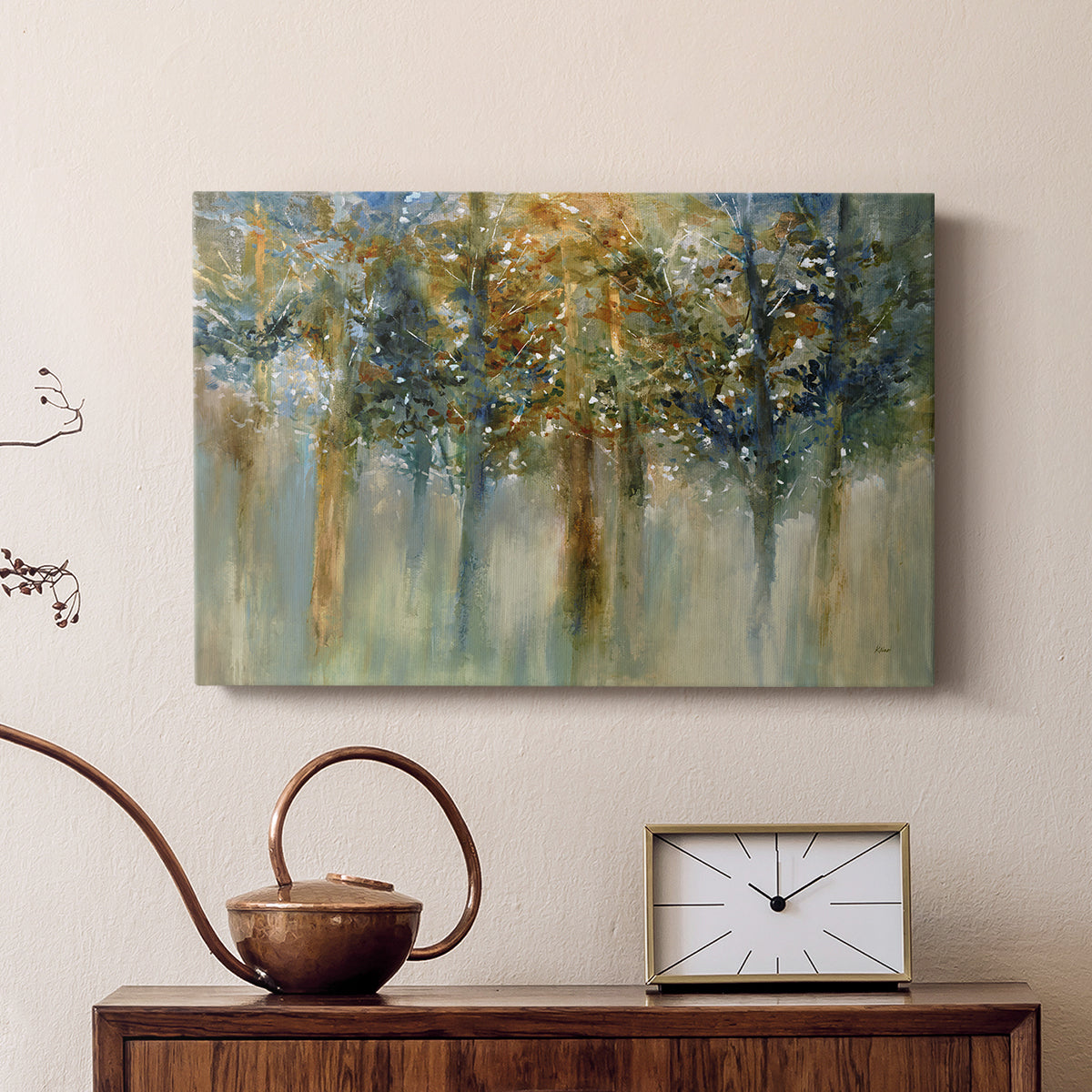 Rustic Leaves II - Canvas Art Print