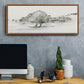 Scenic Scribble II - Floater Framed Canvas Print