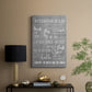 Neutral Bathroom Rules - Canvas Art Print