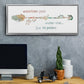 Wishing Arrow - Floater Framed Canvas Print