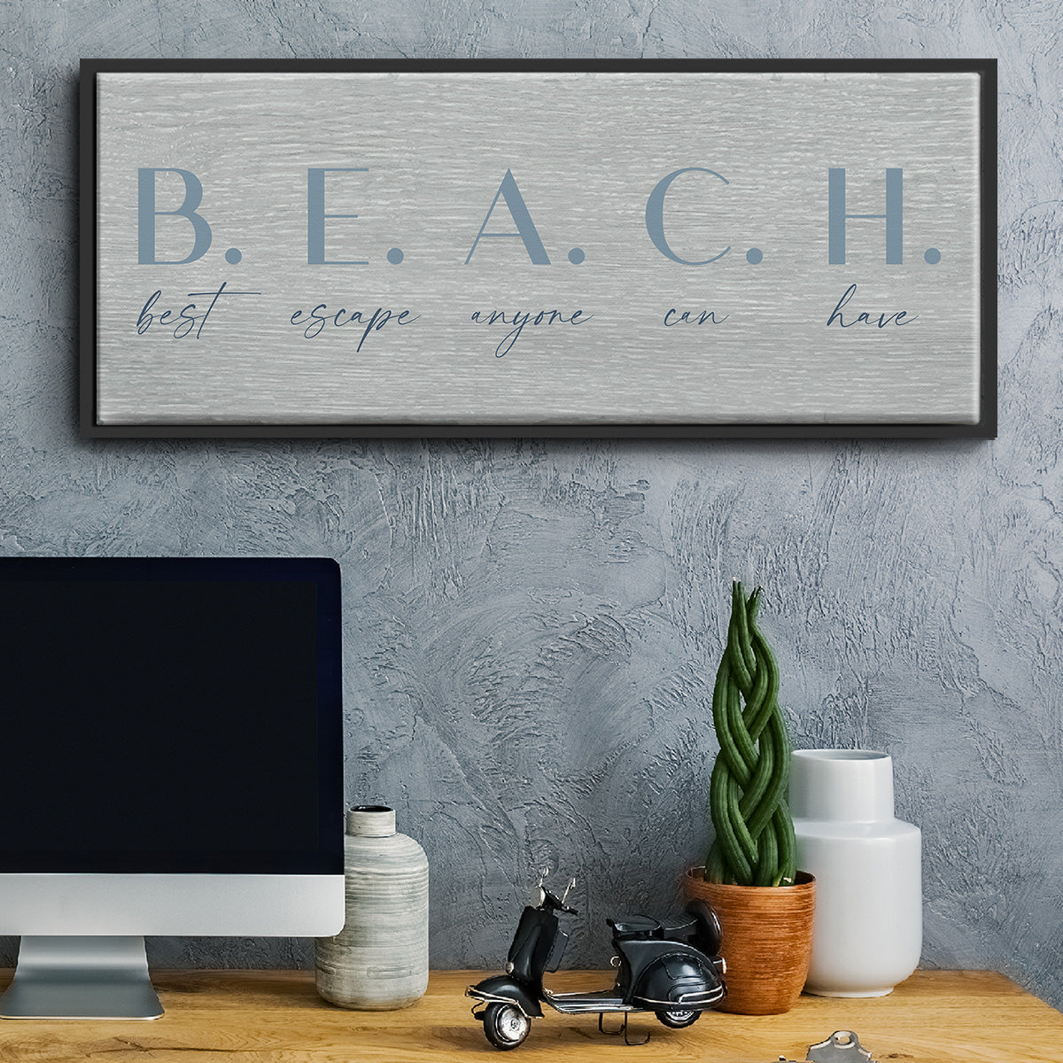 Best Escape - Floater Framed Canvas Print