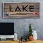 Lake Paddles - Floater Framed Canvas Print