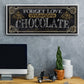 Chocolate - Floater Framed Canvas Print