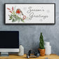 Winter Visitor Collection D - Floater Framed Canvas Print