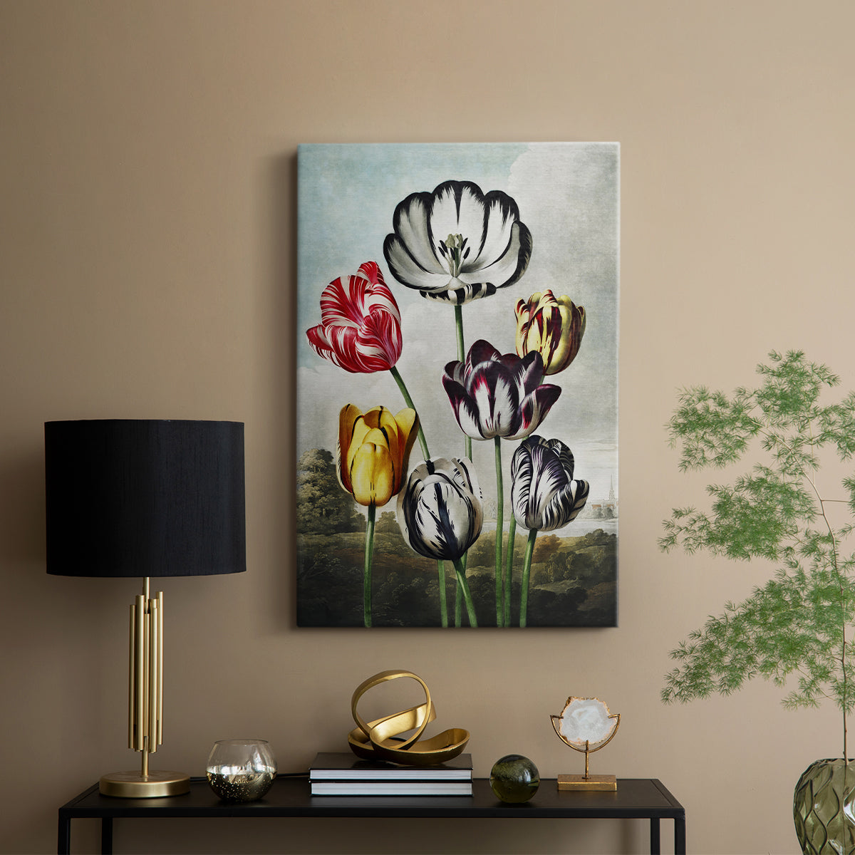 Temple of Flora VI - Canvas Art Print