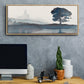 Serene Silhouette II - Floater Framed Canvas Print