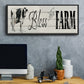 Bless This Farm - Floater Framed Canvas Print