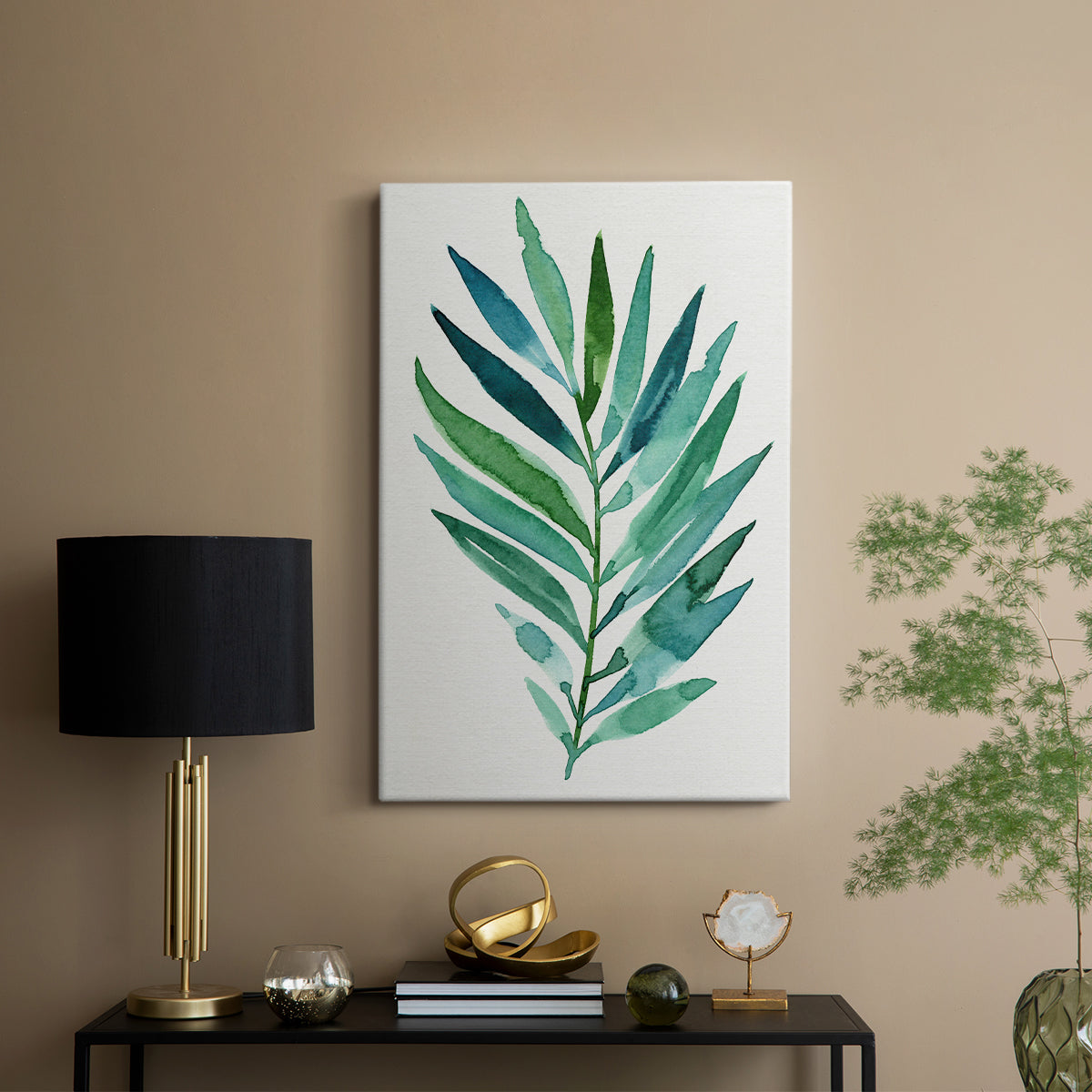Palm Frond Flow I - Canvas Art Print