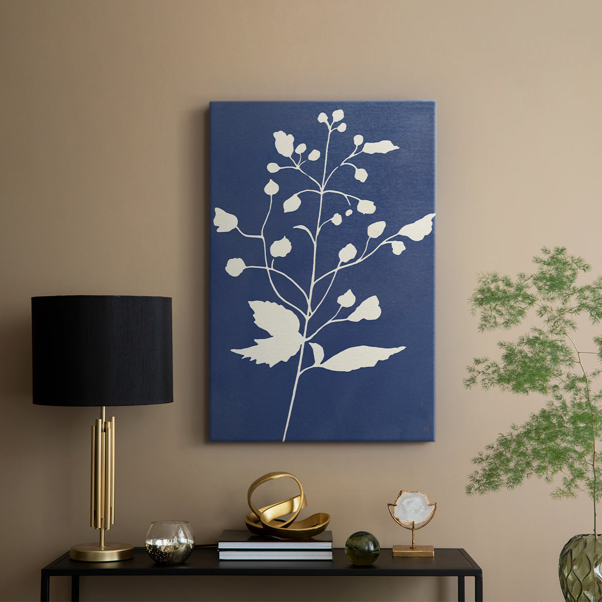 Night Sky Silhouette II - Canvas Art Print