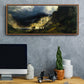 A Storm in the Rocky Mountains - Floater Framed Canvas Print
