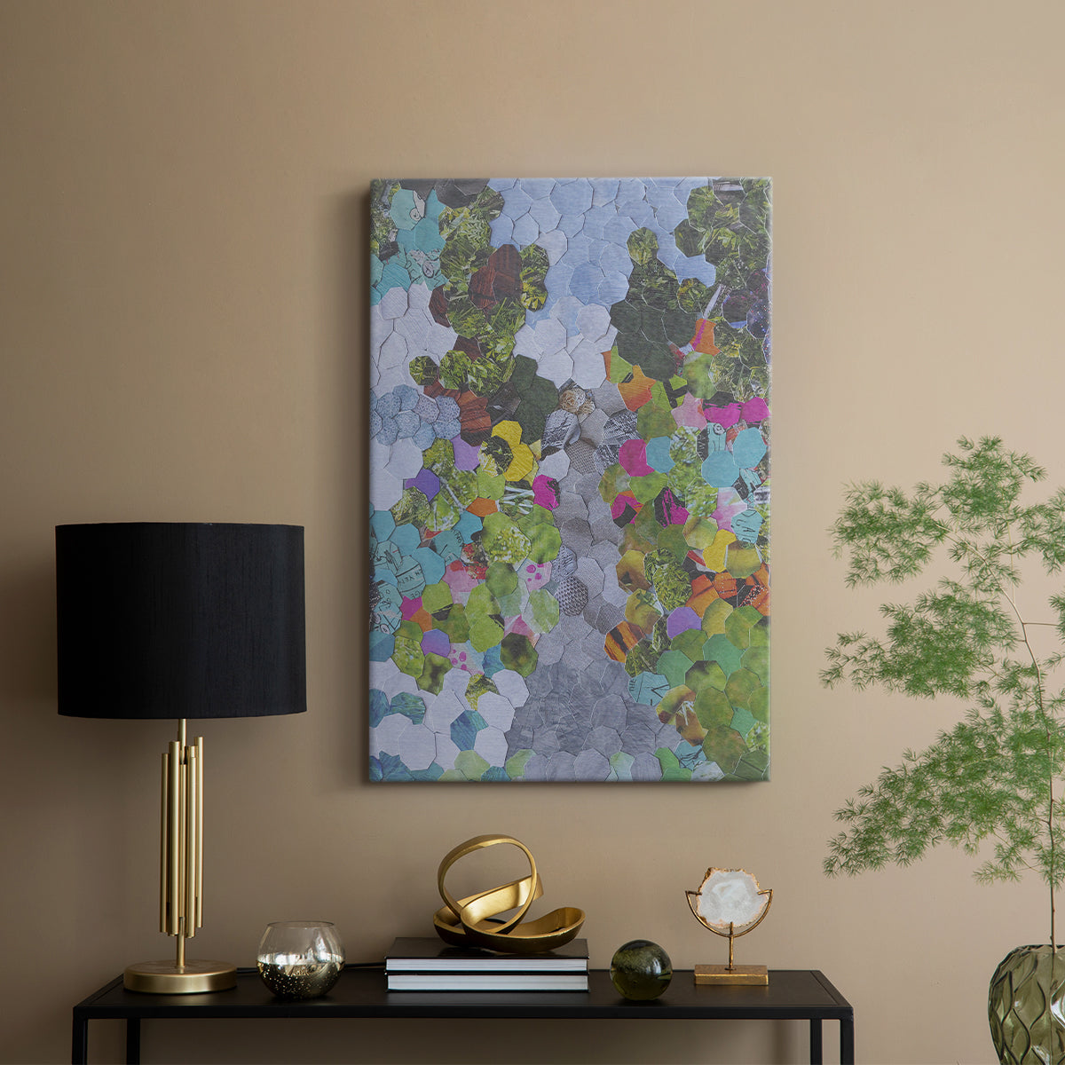 Magenta Garden - Canvas Art Print