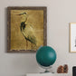 Gold Crane at Dusk II - Premium Canvas Framed in Barnwood - Ready to Hang