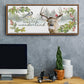 Reindeer Woods - Floater Framed Canvas Print