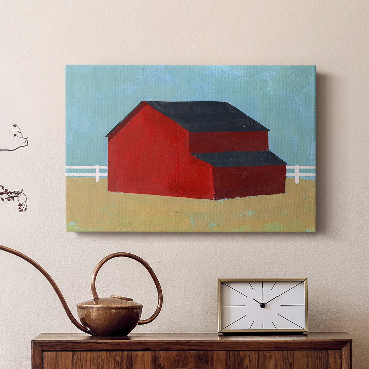 Big Red One II - Canvas Art Print