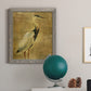 Gold Crane at Dusk I - Premium Canvas Framed in Barnwood - Ready to Hang