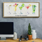 Happy Hour Cocktails - Floater Framed Canvas Print