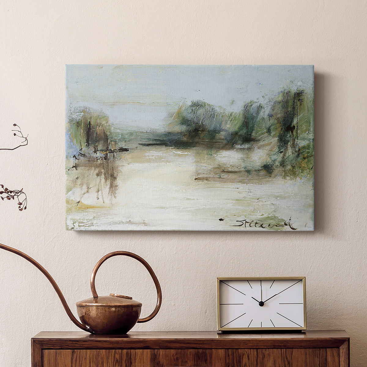 Wintery Horizon III - Canvas Art Print