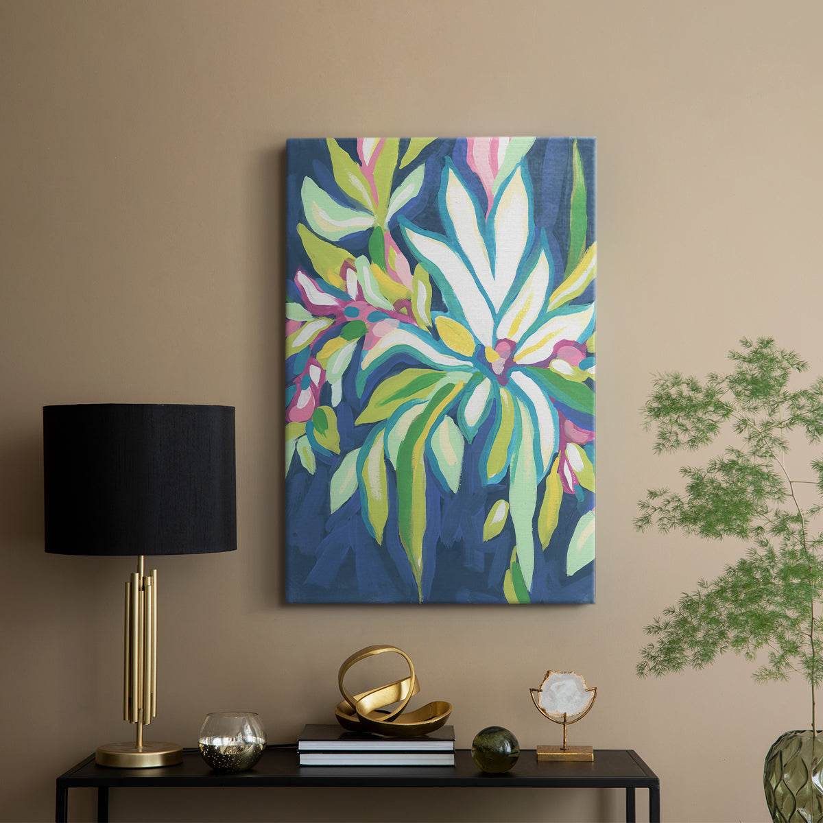 Blue Tropics IV - Canvas Art Print