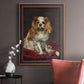 A King Charles Spaniel - Ornate Framed Canvas Print