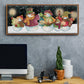 Christmas Lineup - Floater Framed Canvas Print
