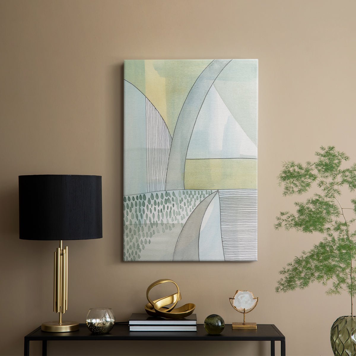 Mint Reflection II - Canvas Art Print