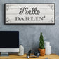 Hello Darlin' - Floater Framed Canvas Print