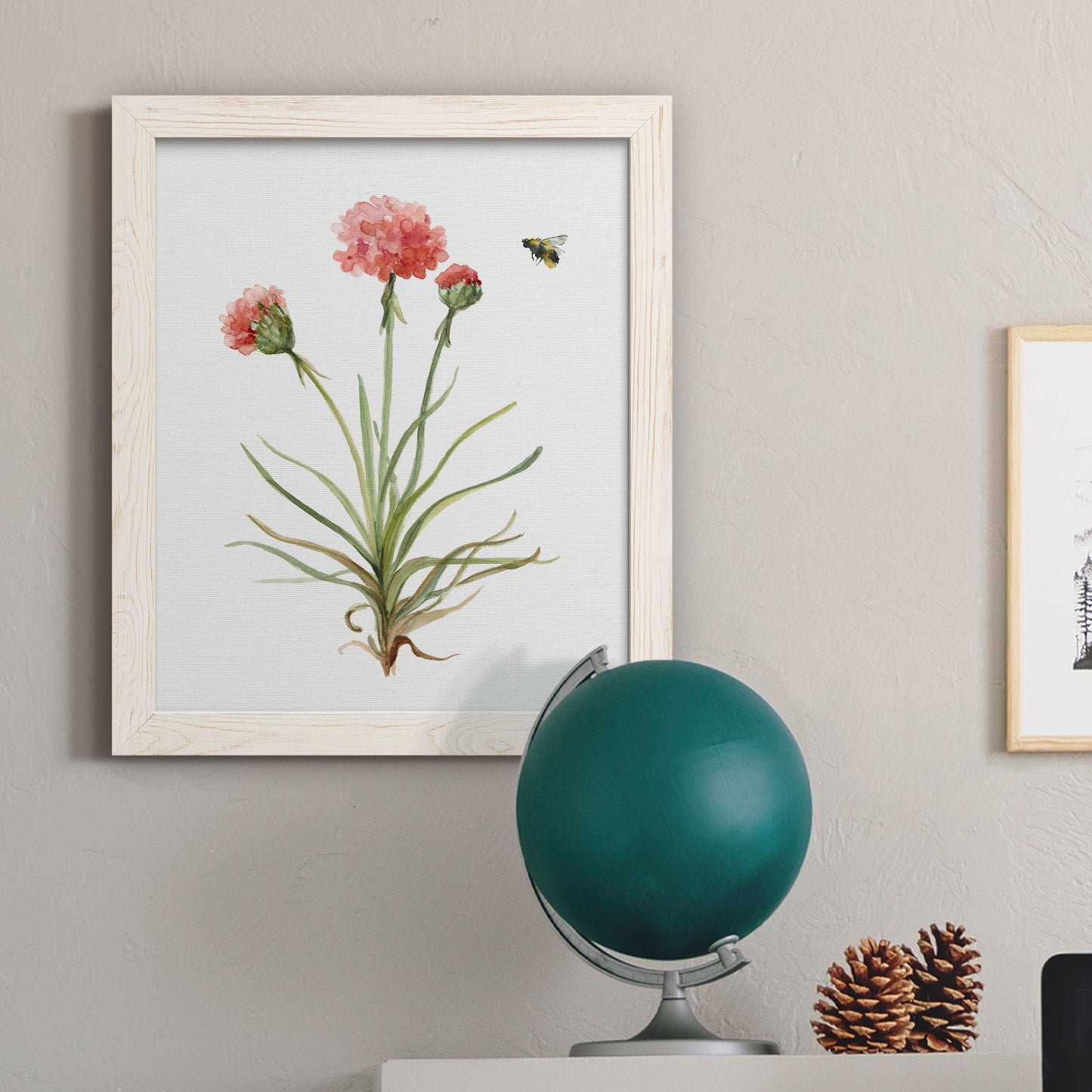 Wildflower Botanical III - Barnwood Framed Canvas Print