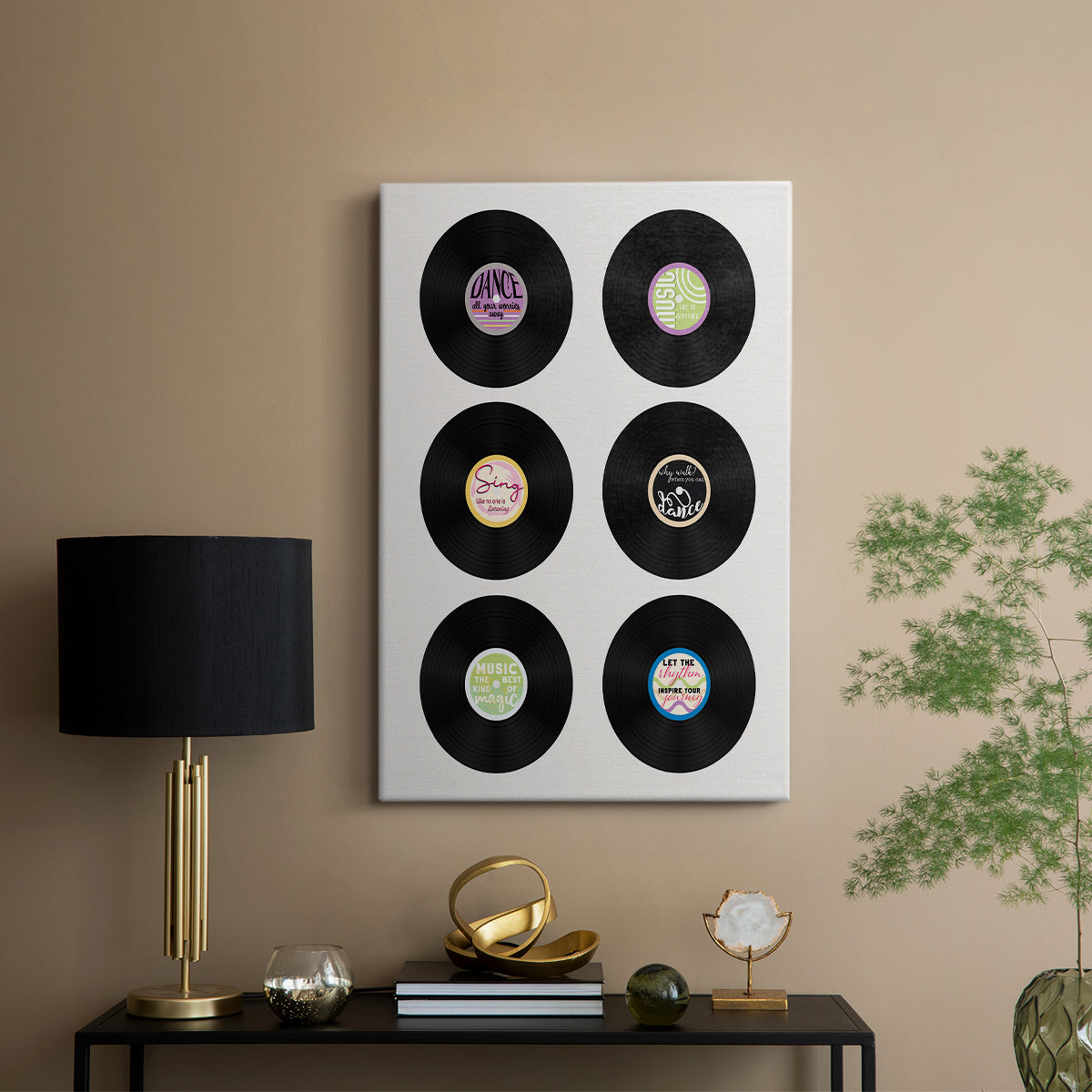 Vinyl Inspiration - Canvas Art Print