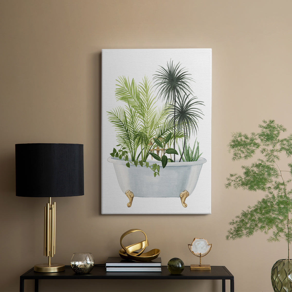Plant Bath II - Canvas Art Print