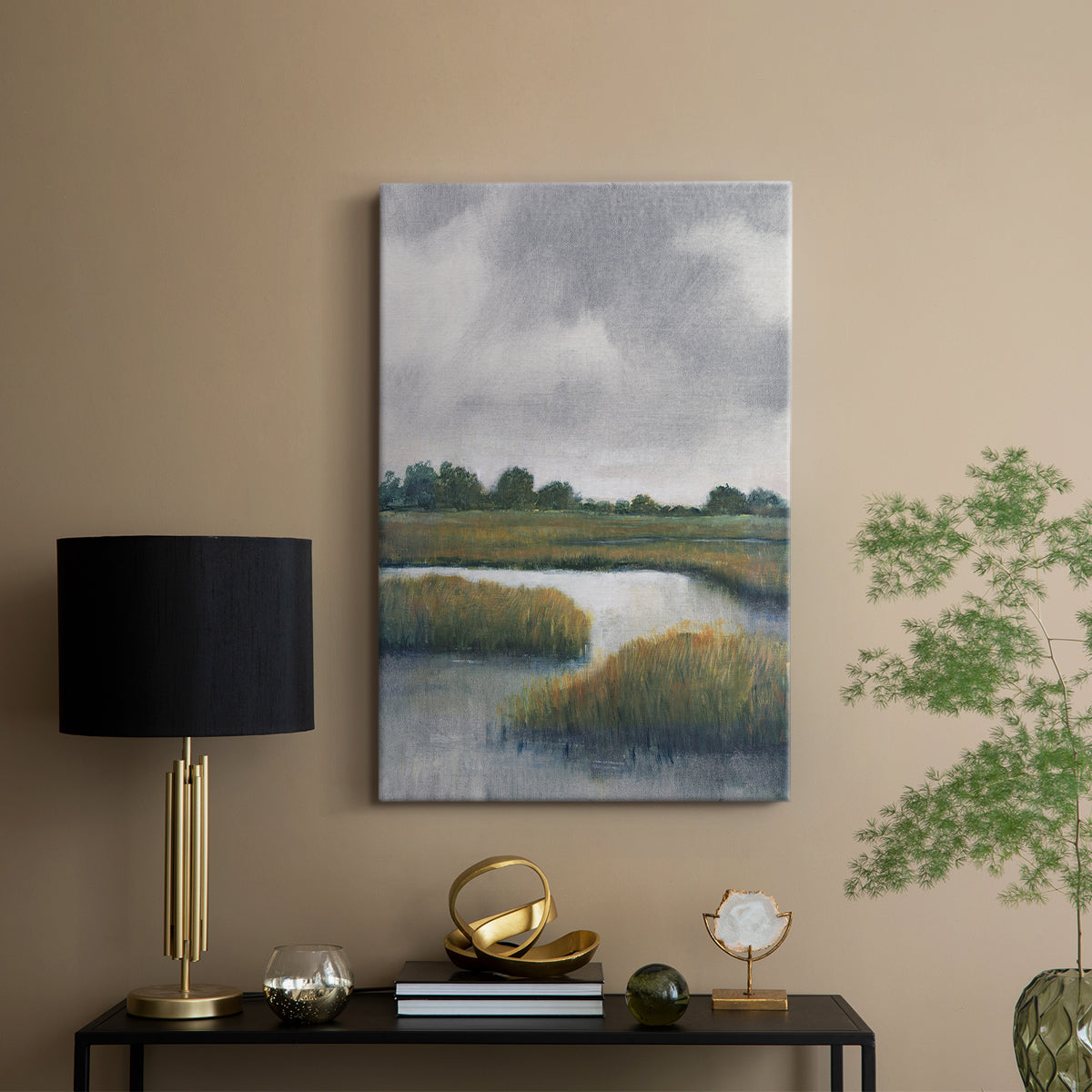 Salt Marshes I - Canvas Art Print