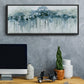 Blue Birch Morning - Floater Framed Canvas Print