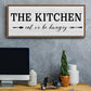 Eat Or Be Hungry - Floater Framed Canvas Print