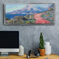 The Red Road Near Menton, 1884 - Floater Framed Canvas Print
