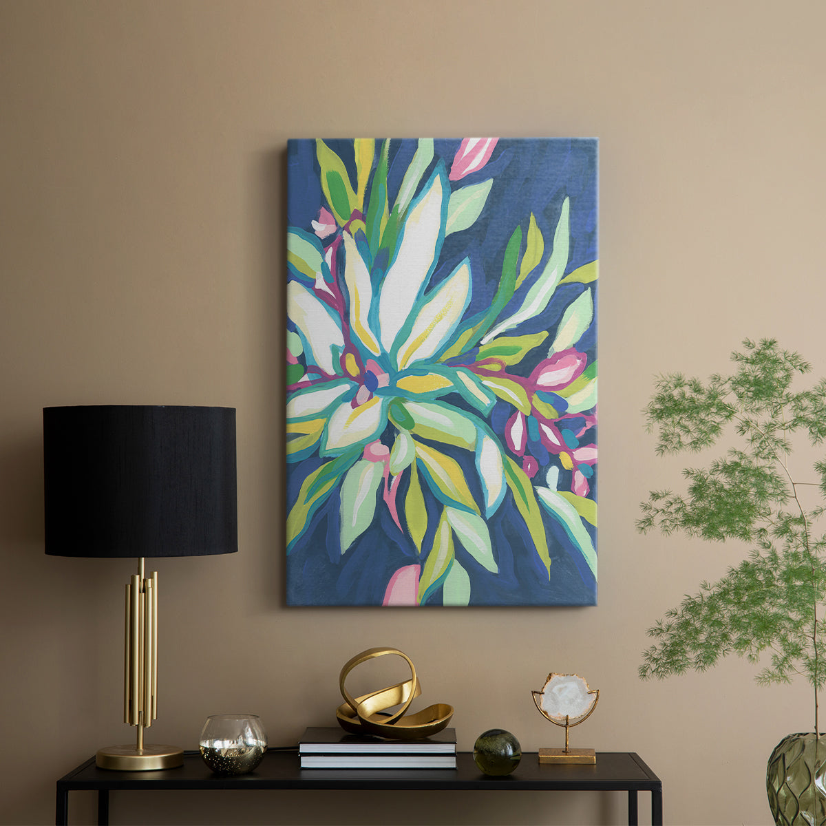 Blue Tropics I - Canvas Art Print