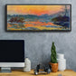 Sunset on the Seine in Winter, 1880 - Floater Framed Canvas Print