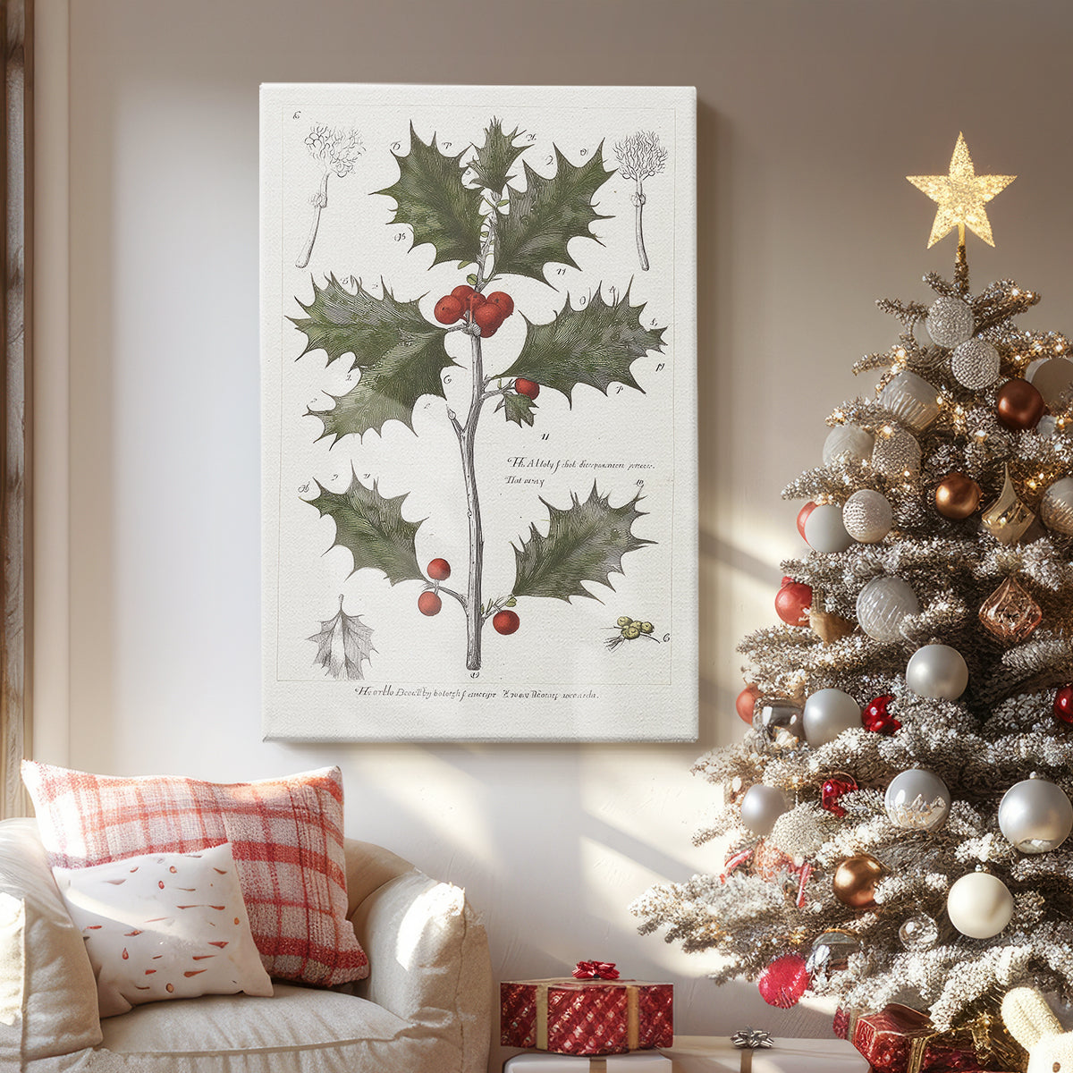 Silver Promise of Nativity - Canvas Art Print