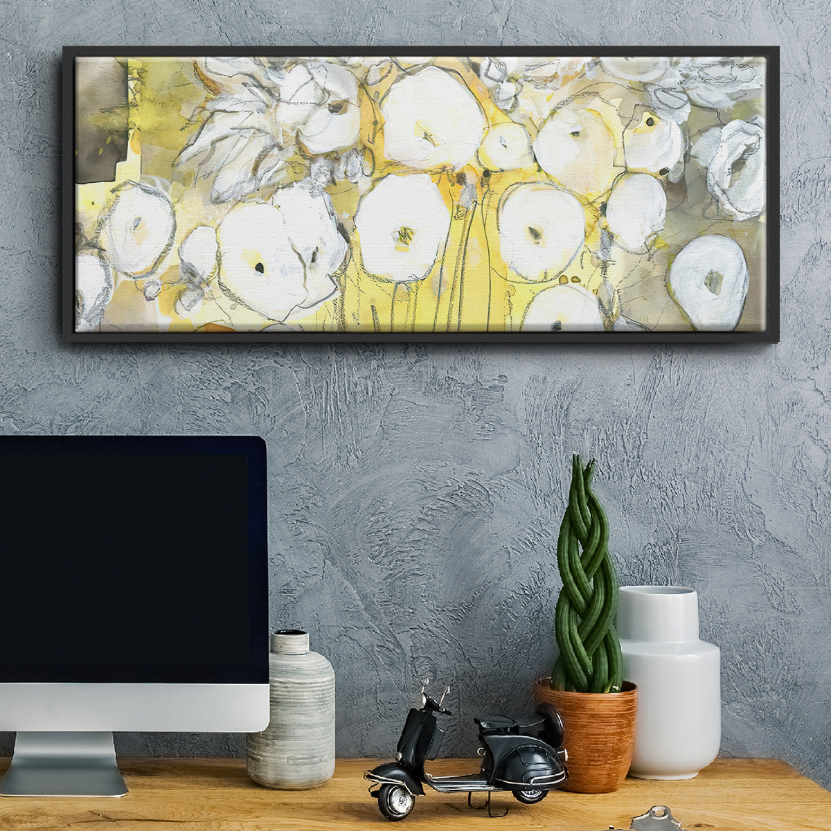 Heirloom Treasure II - Floater Framed Canvas Print