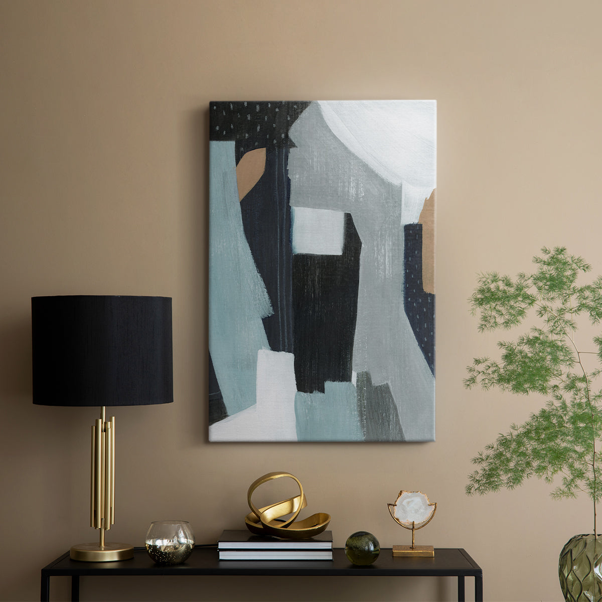 Tangerine Lagoon I - Canvas Art Print