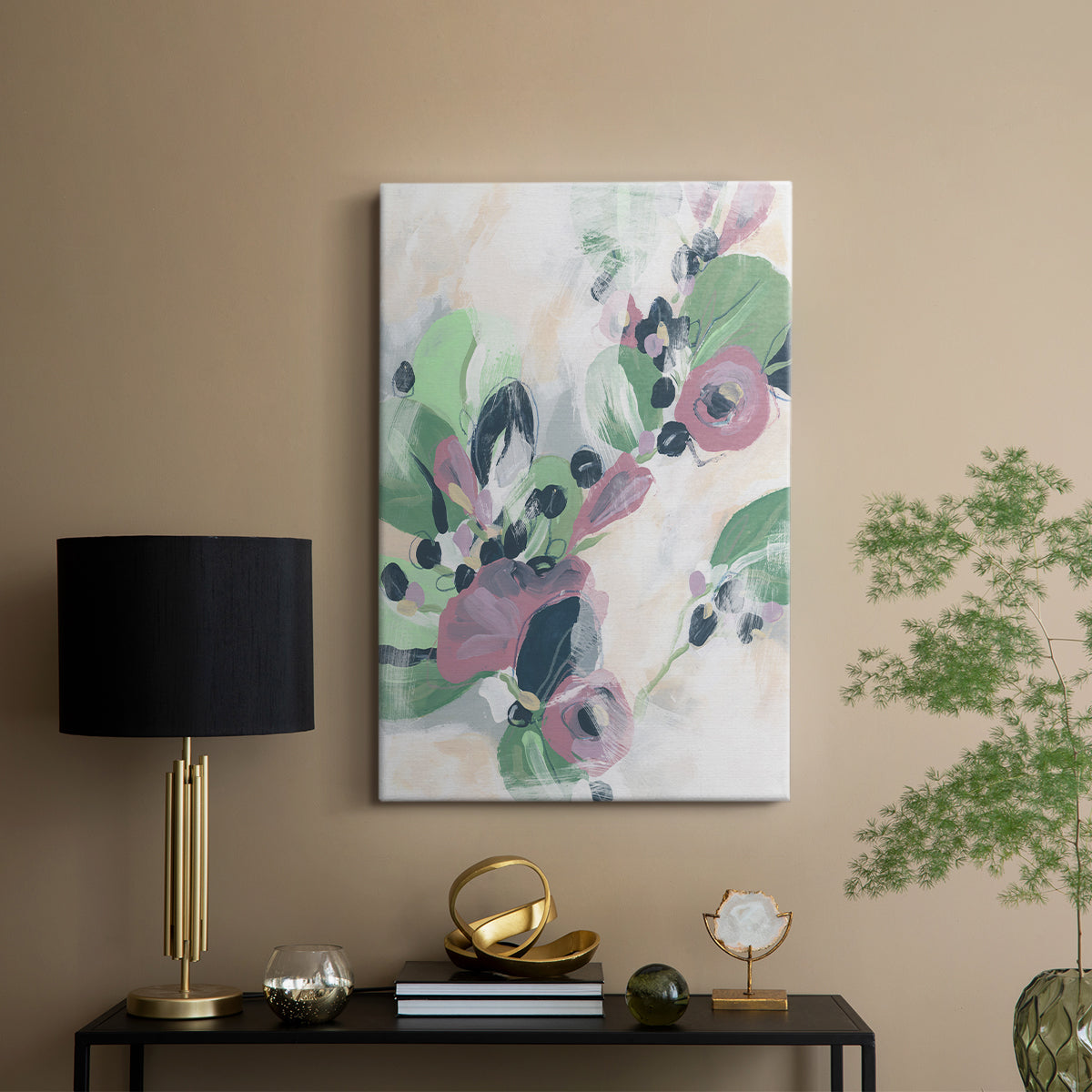 Tropical Branch Fresco II - Canvas Art Print