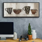 Coffee Skins I - Floater Framed Canvas Print