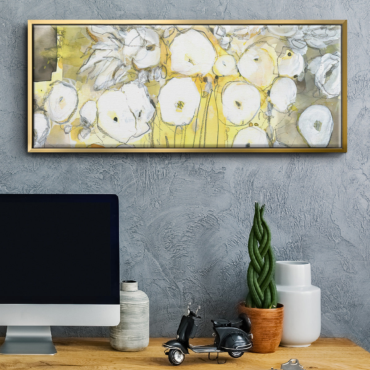 Heirloom Treasure II - Floater Framed Canvas Print