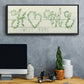 Shiplap Vines Home - Floater Framed Canvas Print