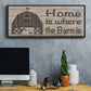 Home & Farm III - Floater Framed Canvas Print