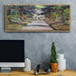 Pathway in Monet's Garden at Giverny, 1900 - Floater Framed Canvas Print