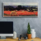 The Poppy Blumenfeld (The Barn) - Floater Framed Canvas Print