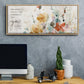 Full Bloom Verse - Floater Framed Canvas Print