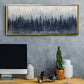Misty Indigo Forest - Floater Framed Canvas Print
