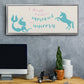 Mermaid Unicorn - Floater Framed Canvas Print