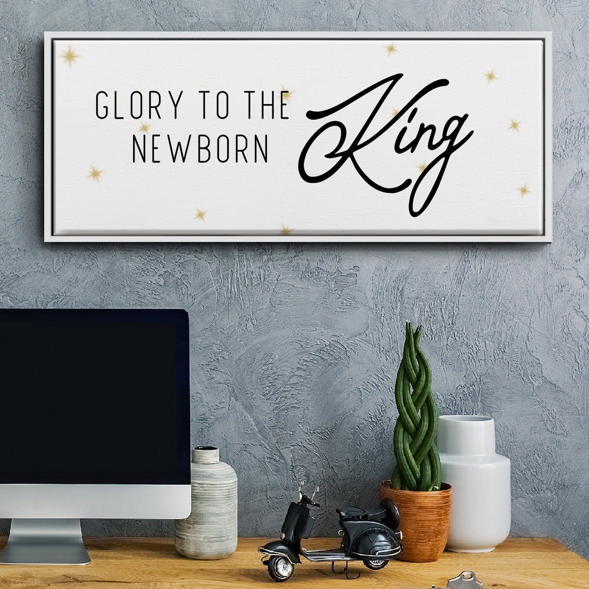 Glory - Floater Framed Canvas Print